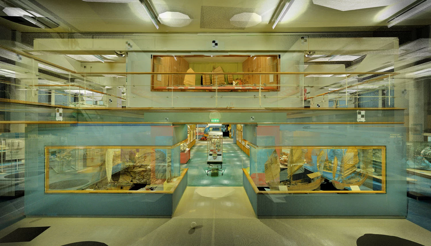 The gallery contains models of large and small marine craft from throughout history (Image: ScanLAB Projects Ltd)