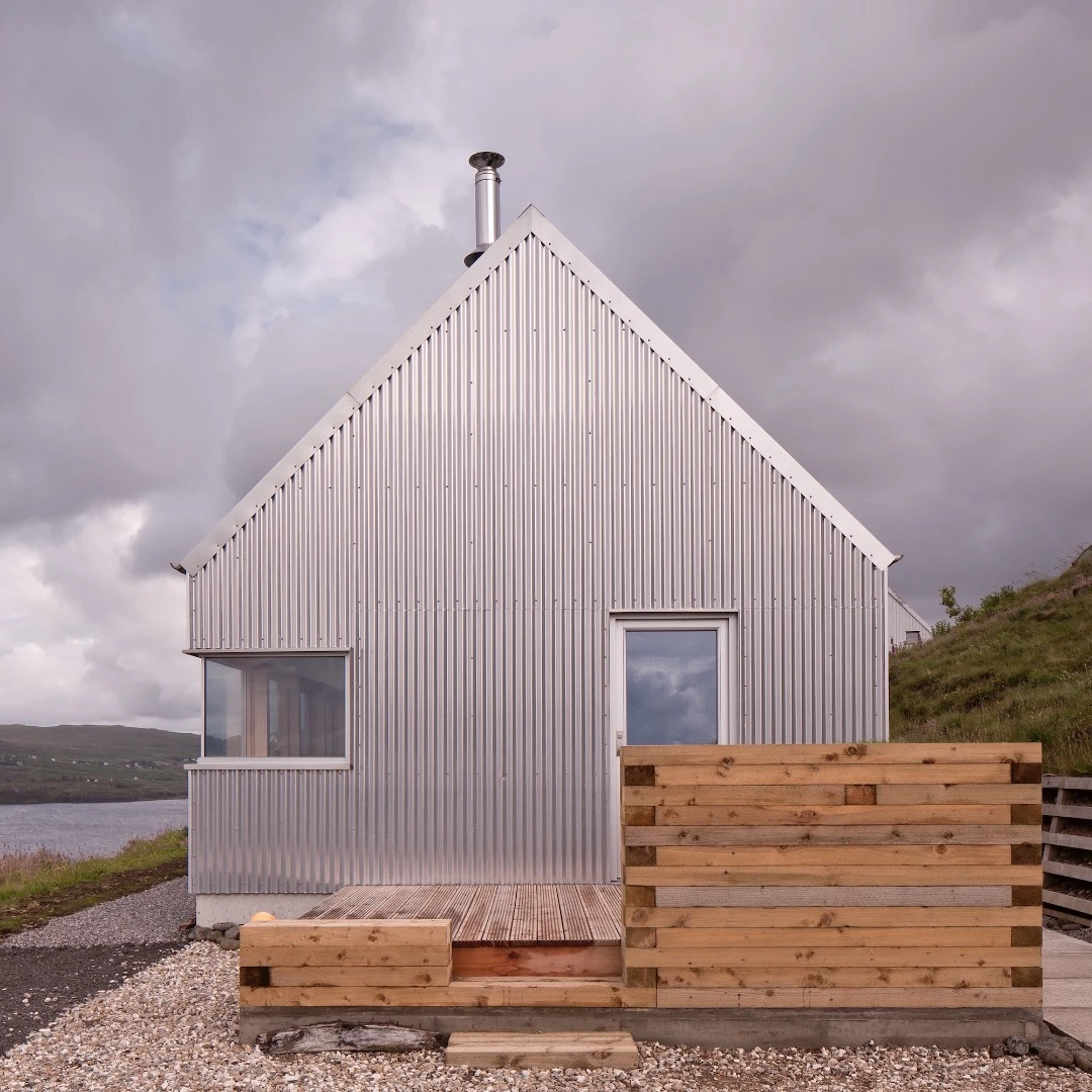 The relatively low-cost home cost £110,000 (US$145k) to build