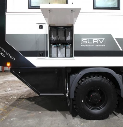 SLRV builds electrical systems with Mastervolt lithium-ion batteries and various charging solutions