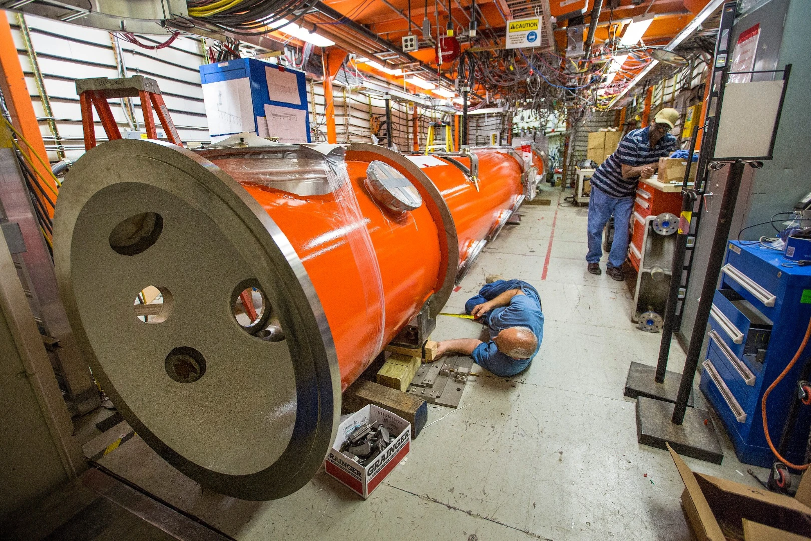 Each cryomodule will undergo rigorous testing before it's shipped out to the SLAC National Accelerator Laboratory