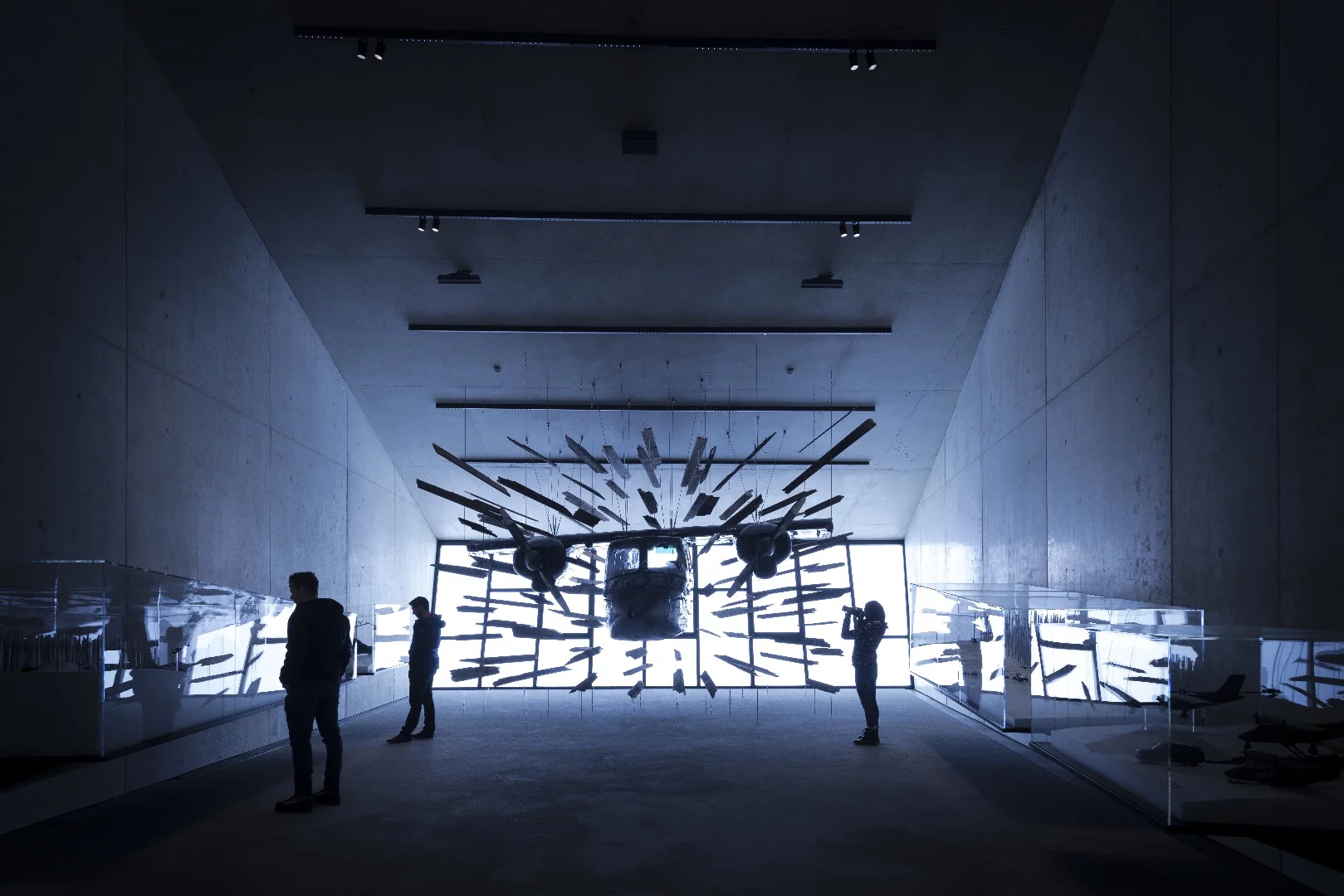 Visitors enter 007 Elements through a tunnel named "the Barrel of the Gun," before descending into multiple exhibition spaces