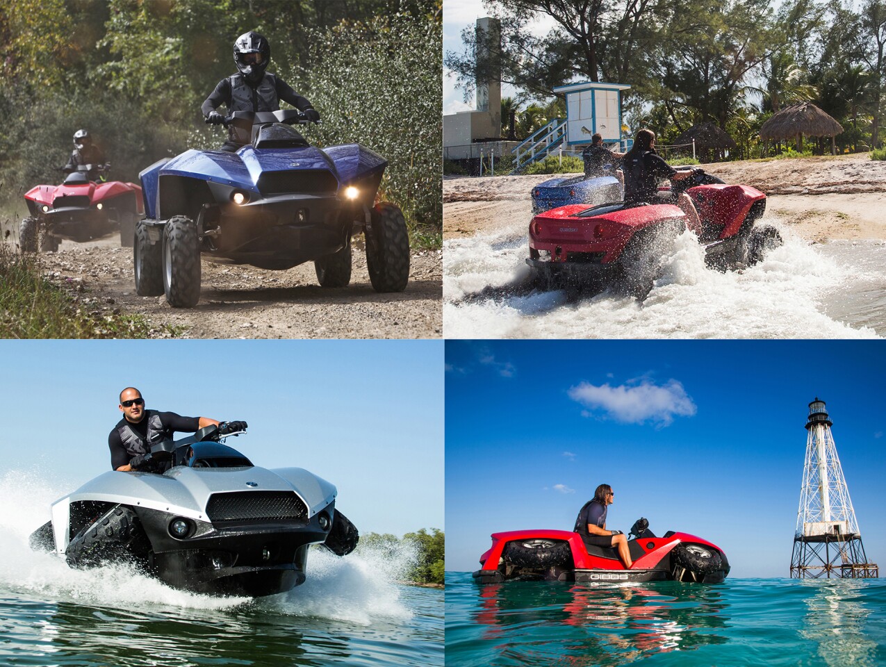 The Gibbs Quadski has been available for many years as a single seater, and now offers a dual seat, and is fast developing a global dealer network.