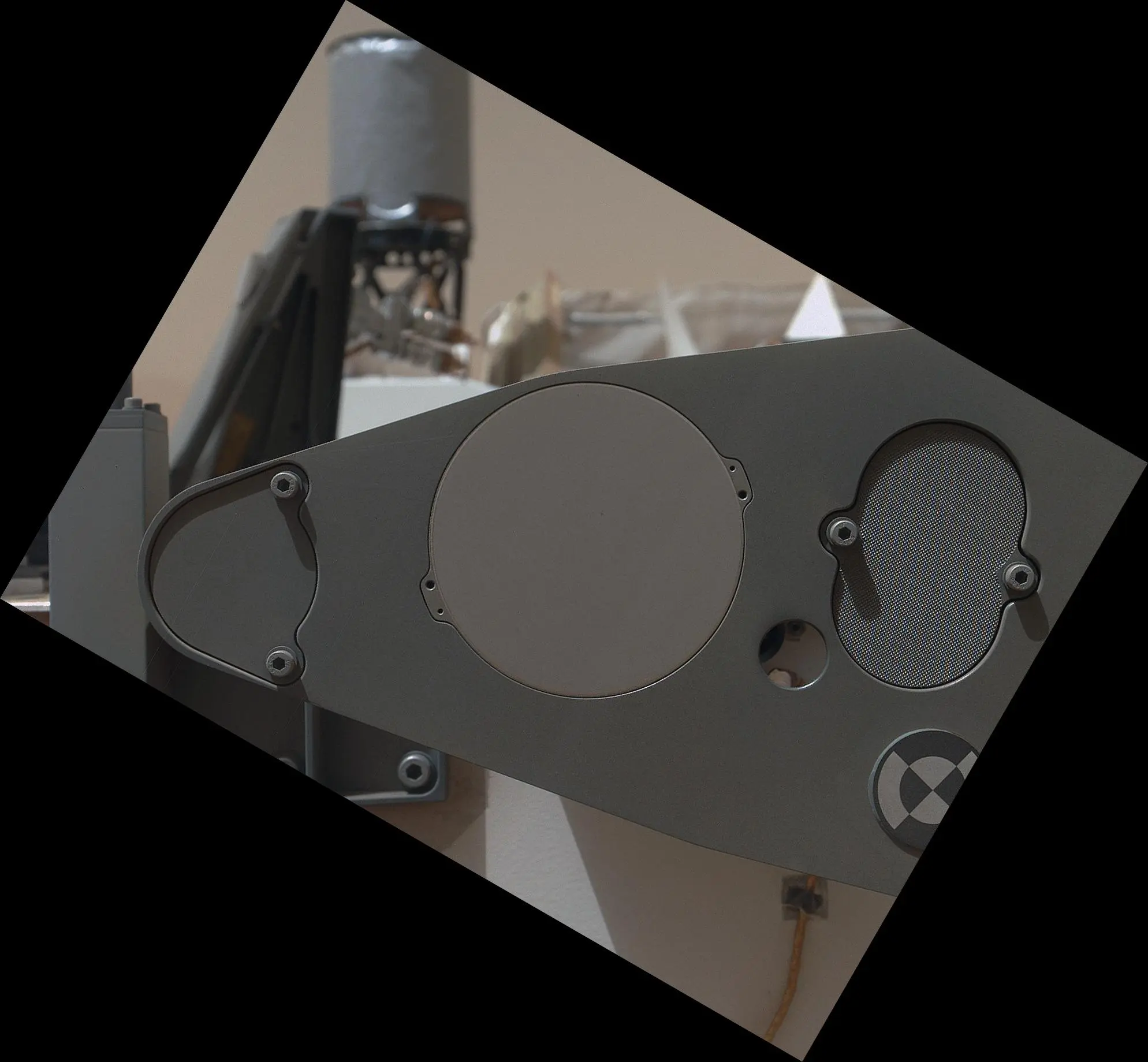 Organic sample brick (Image: NASA/JPL-Caltech/Malin Space Science Systems)