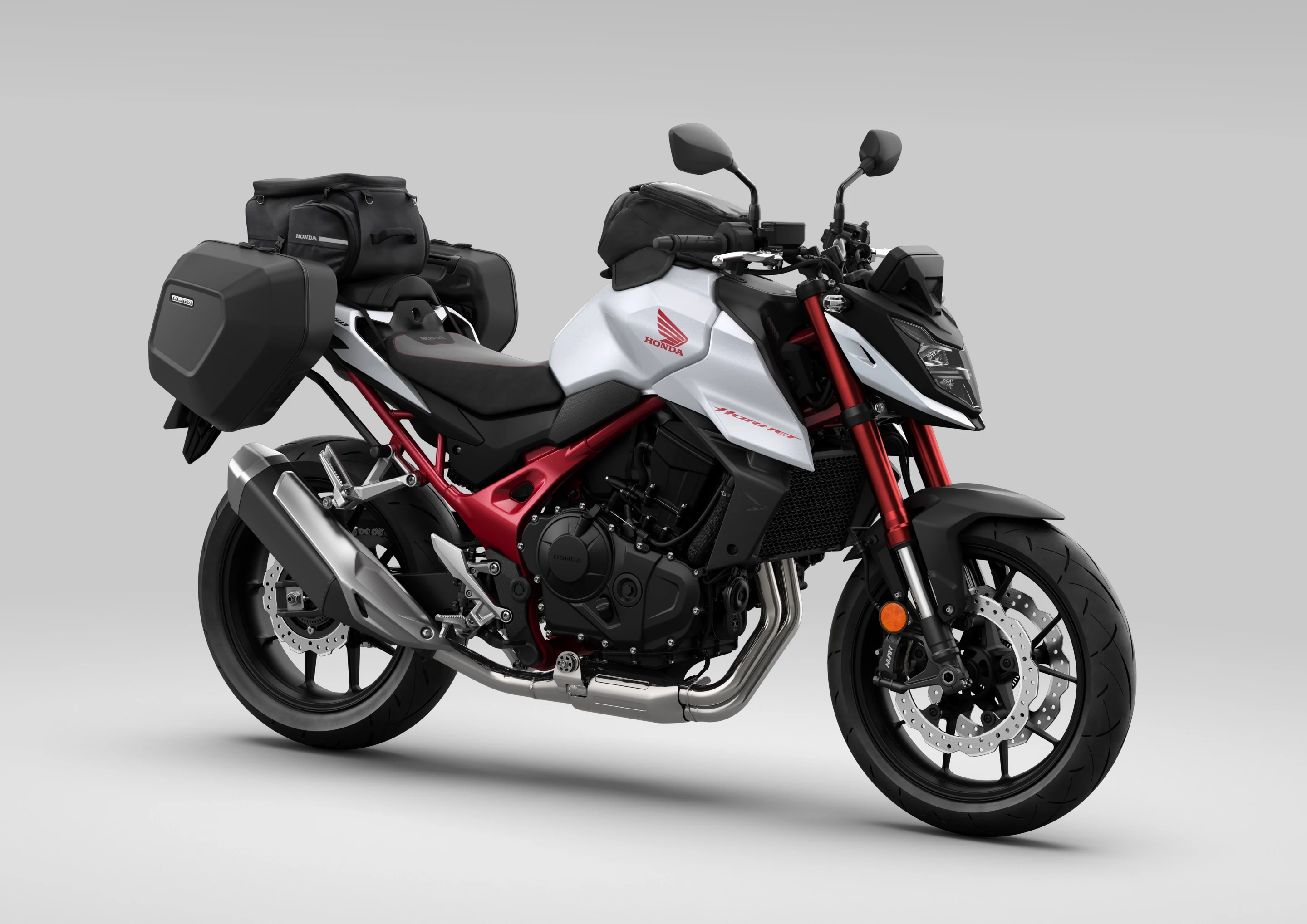 Honda offers three accessory packs for the 2023 Honda CB750 Hornet