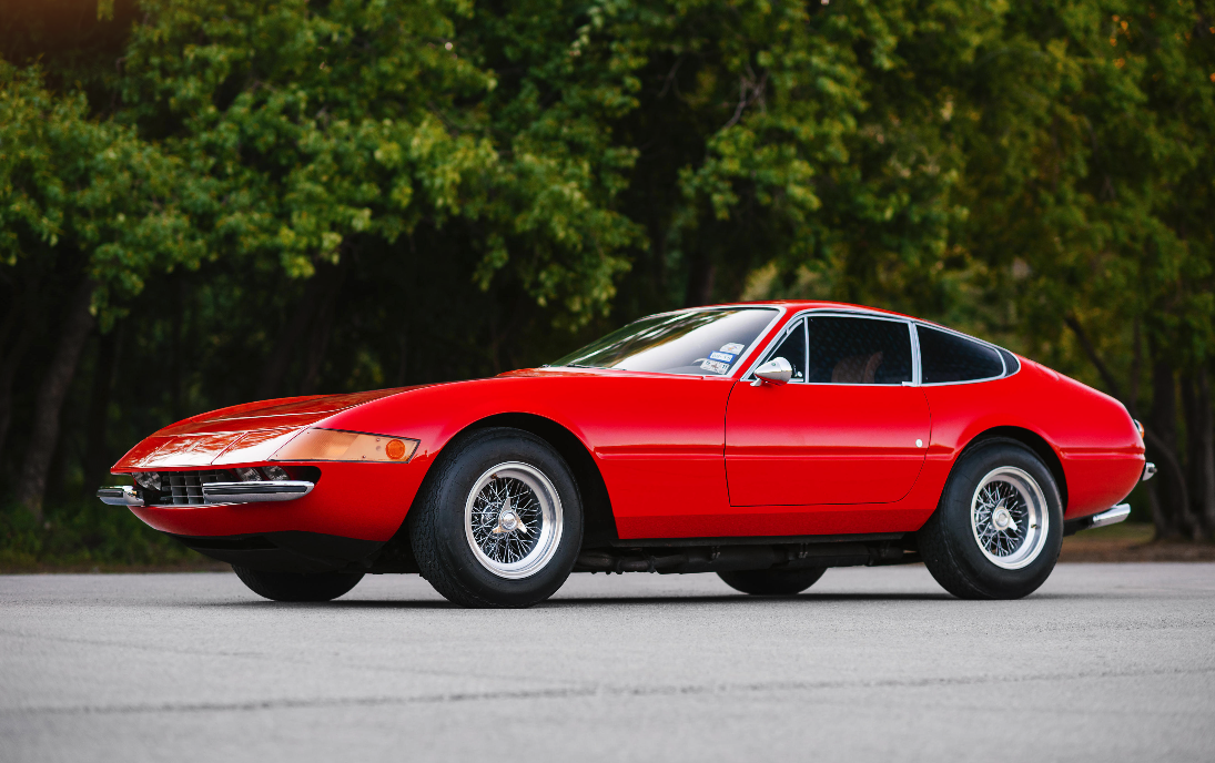 2018 Monterey Car Week Auction Report | 1973 Ferrari 365 GTB/4 Daytona | Estimate: from $600,000 to $800,000 | Failed to reach reserve price. High bid: $520,000 | Auction: Bonhams | Lot 116 | Official Description