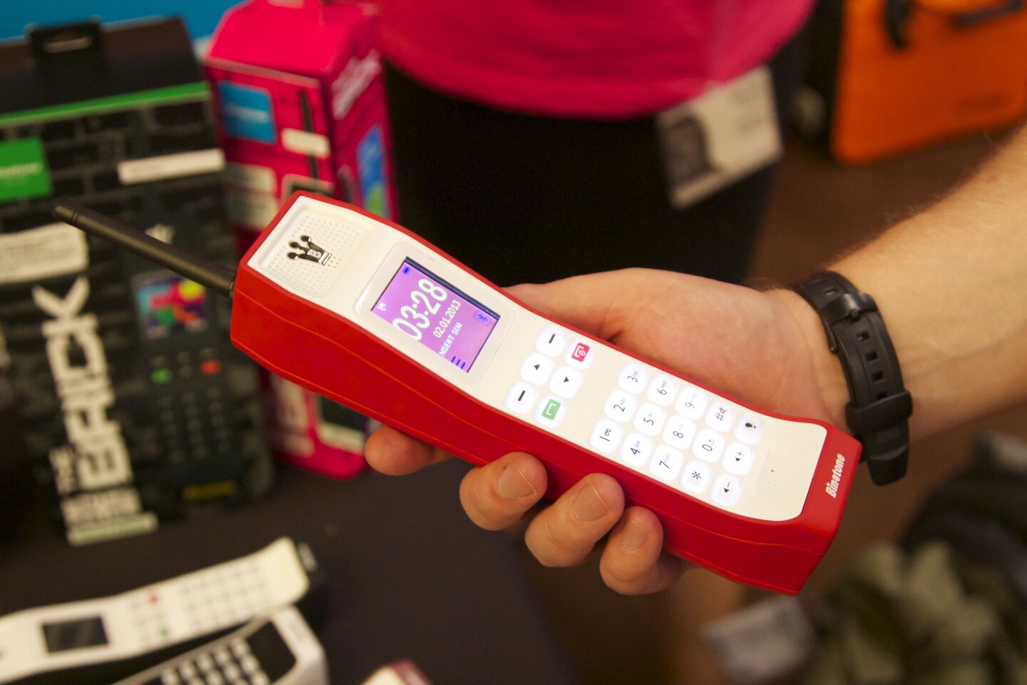 Brick by name Massive mobile phone boasts epic standby time