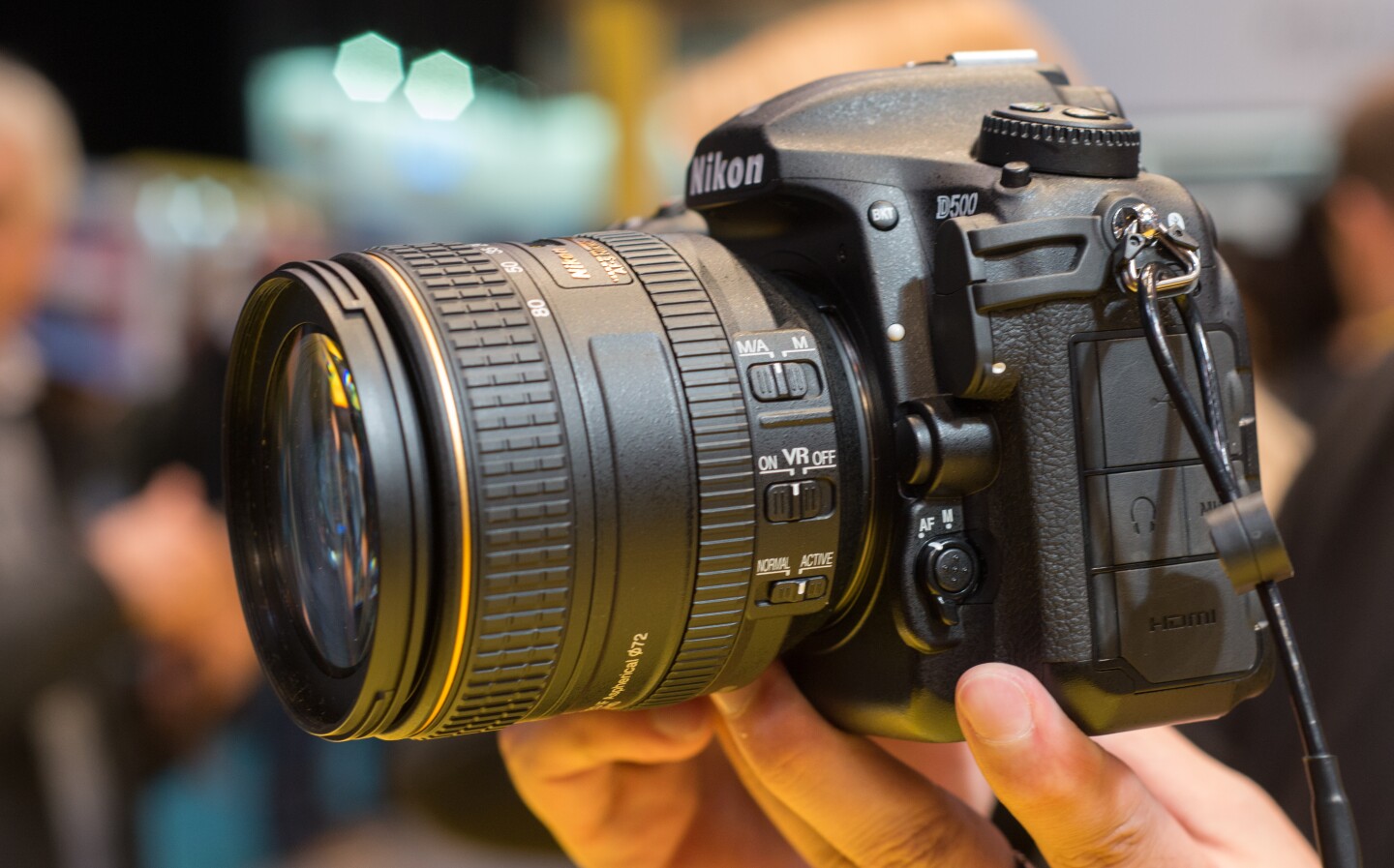 The Nikon D500 has an AF system with 153 focus points (including 99 cross-type)