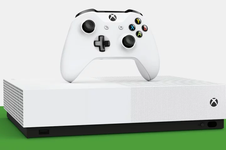 The Xbox One S All-Digital Edition has no Blu-Ray drive, and is US$50 cheaper than the regular model