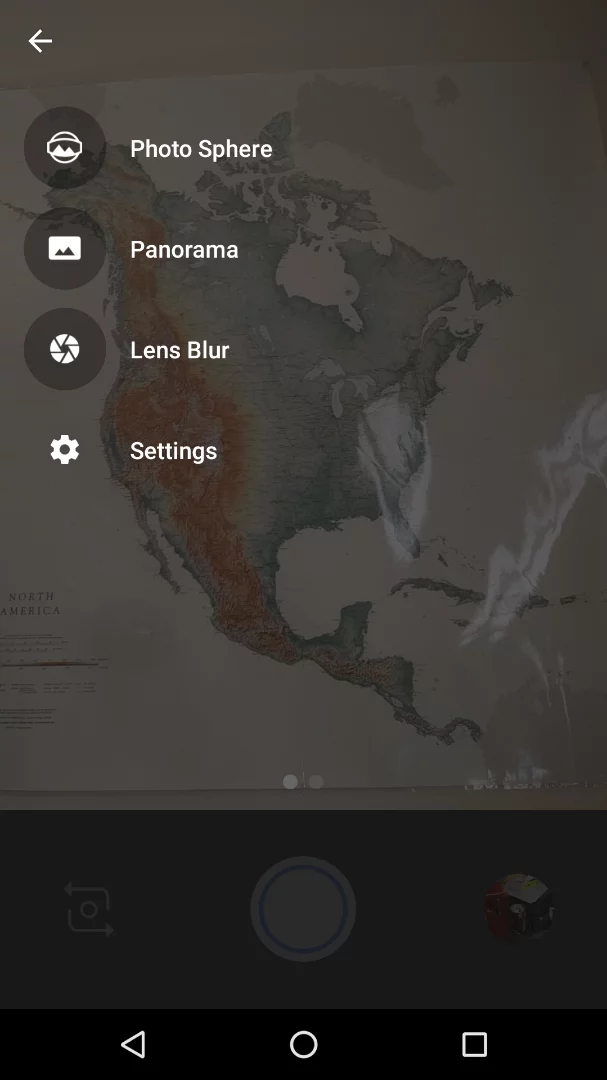 The Nexus camera app is woefully basic