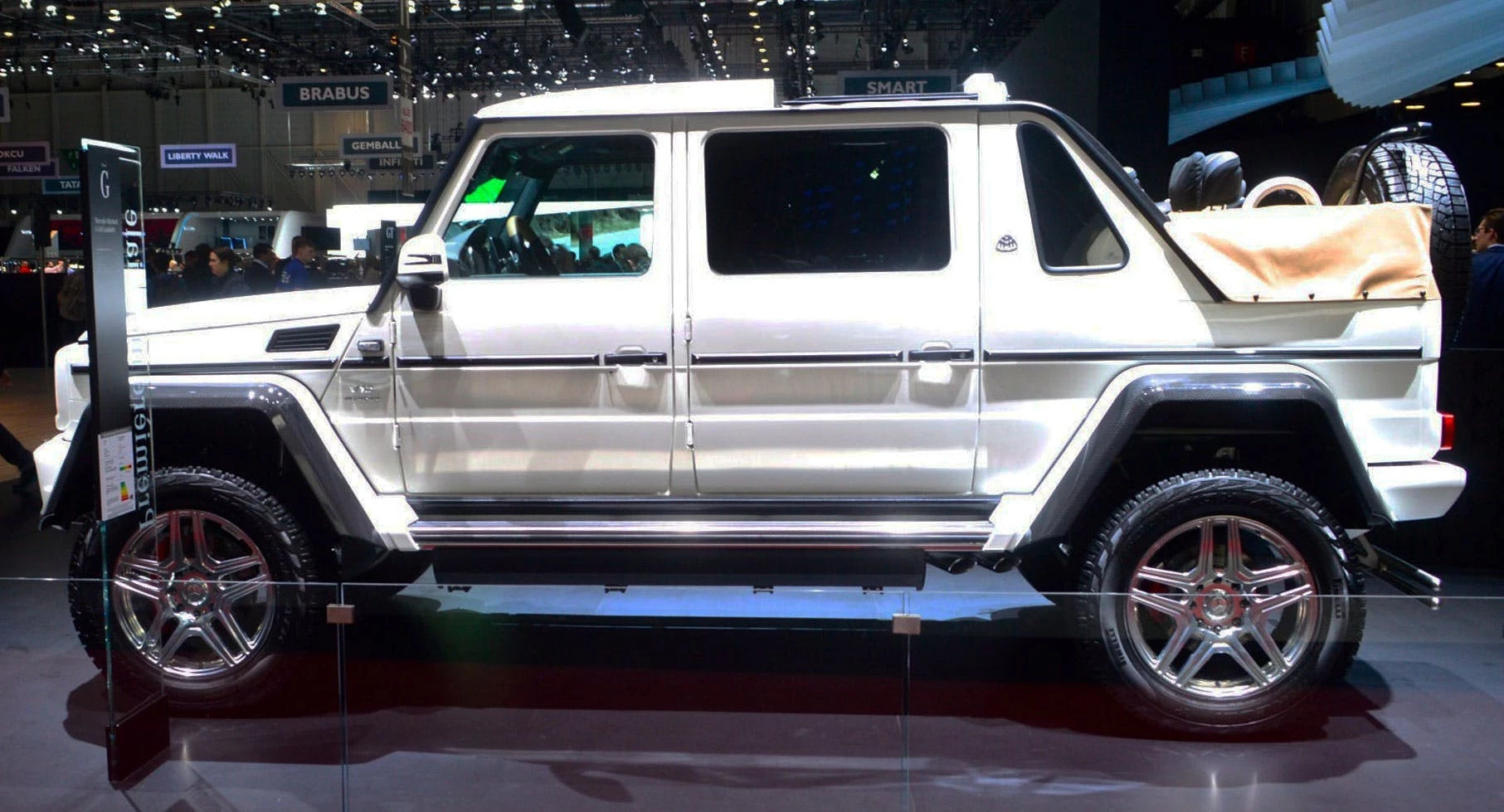 The Mercedes-Maybach G650 Landaulet was priced at €630,000 + VAT