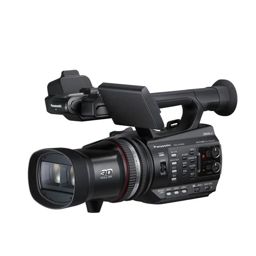 The HDC-Z10000 has a 1,152,000-dot, 3.5-inch LCD display that uses a parallax barrier to create a 3D effect without the need for special glasses