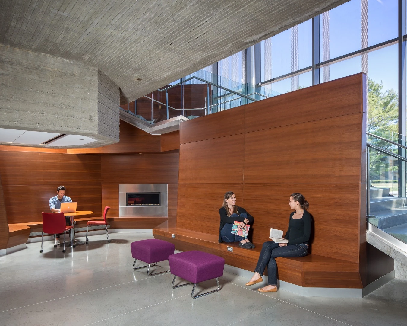 The University of Massachusetts Dartmouth, Claire T. Carney Library is located in North Dartmouth, MA