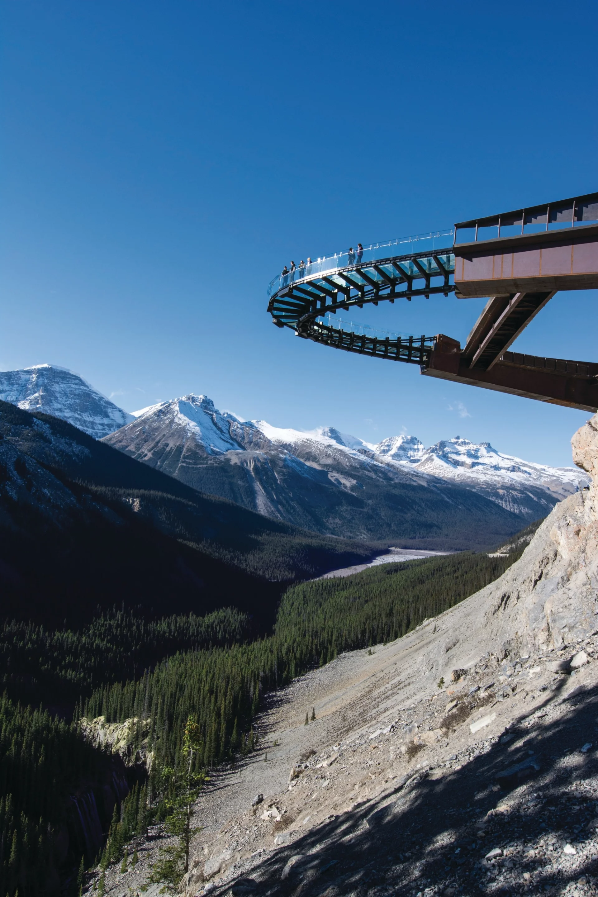 Glacier Skywalk opened to the public on 01 May 2014 (Photo: Brewster Travel Canada)