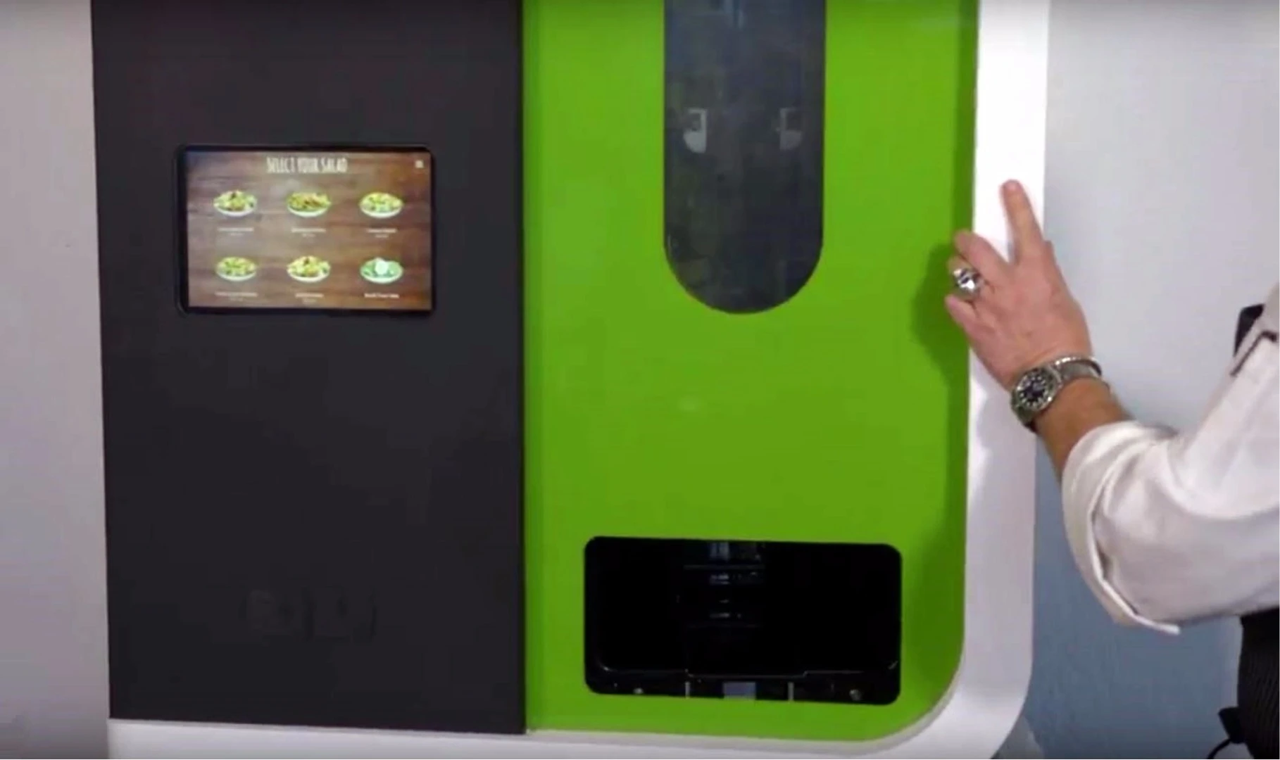 Sally the Salad Robot creates thousands of different salad combinations on demand