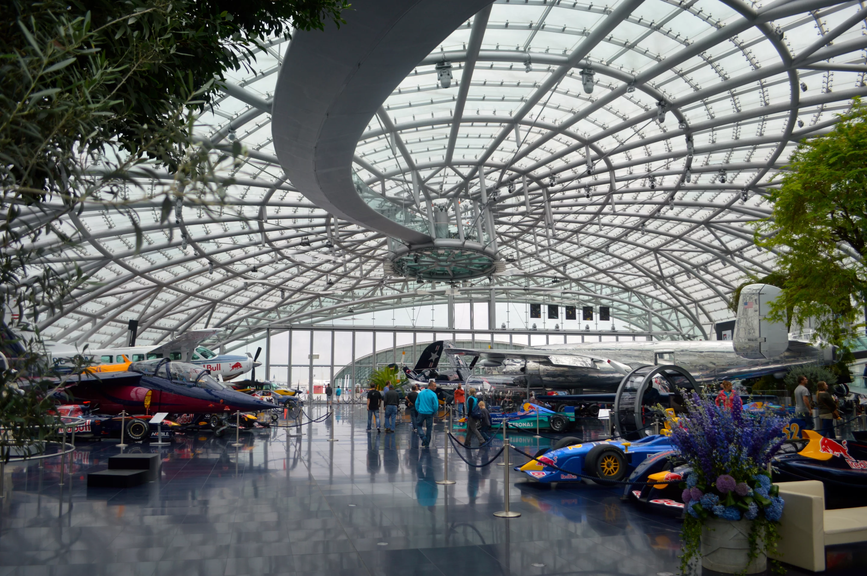 More than just planes, Hangar-7 houses a unique collection of race cars, motorcycles, art, and other intriguing technology and culture