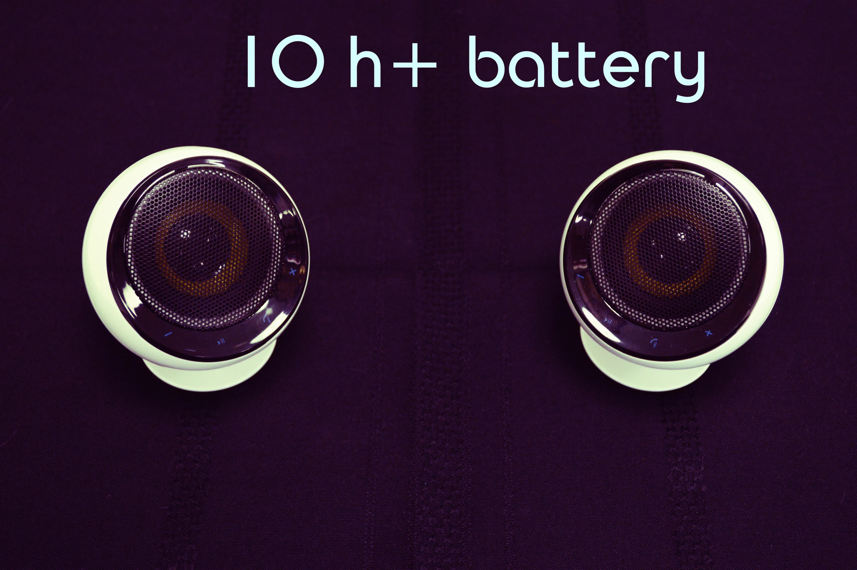 Each speaker packs a 1,200 mAh Li-ion battery offering around 10 hours of continuous playback