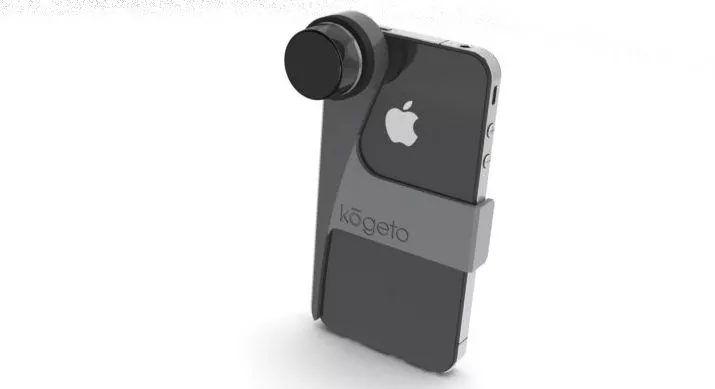 The Dot is a panoramic lens, that allows iPhone 4 users to shoot interactive 360-degree videos (Photo: Kogeto)