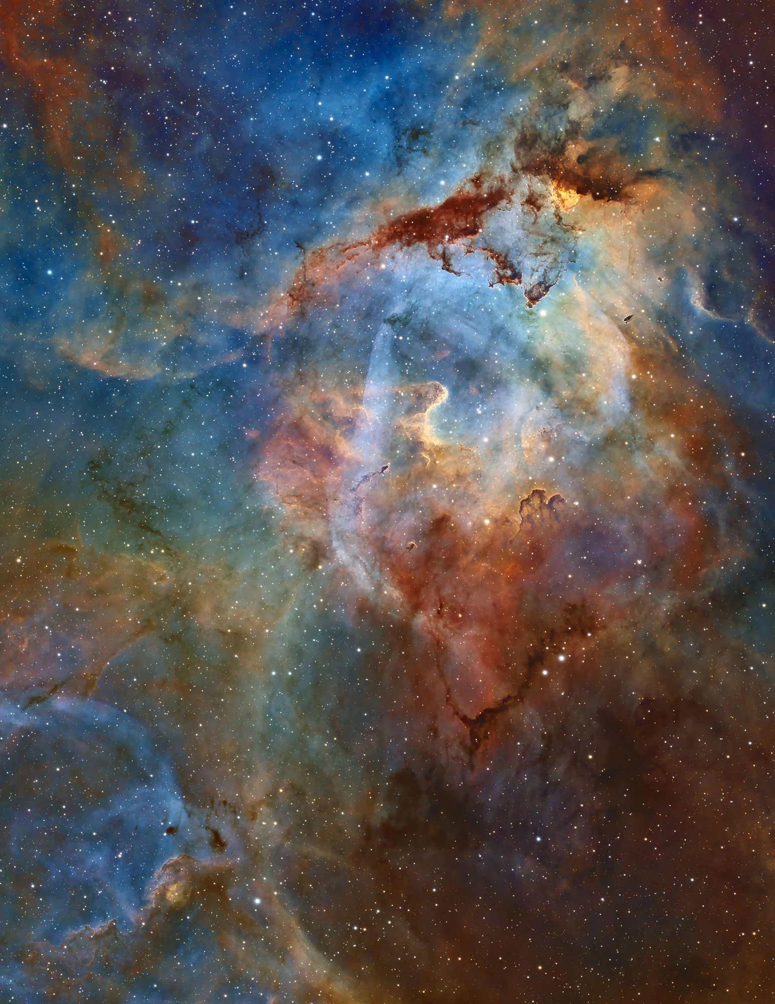 The Sir Patrick Moore Prize for Best Newcomer. "Sh2-132: Blinded by the Light"
