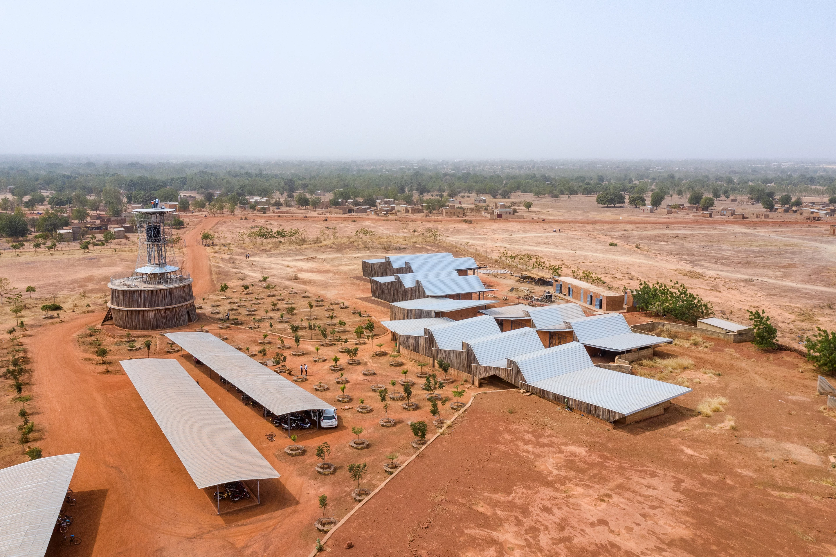 The Burkina Institute of Technology is designed to be easily expandable if the school needs to grow