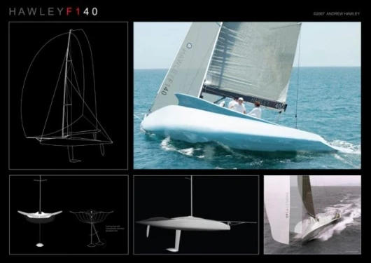 Hawley F140 concept yacht