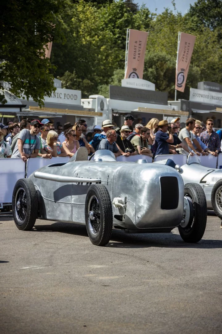 The reconstructed Mercedes-Benz SSKL was first shown at the Goodwood Festival of Speed 2019