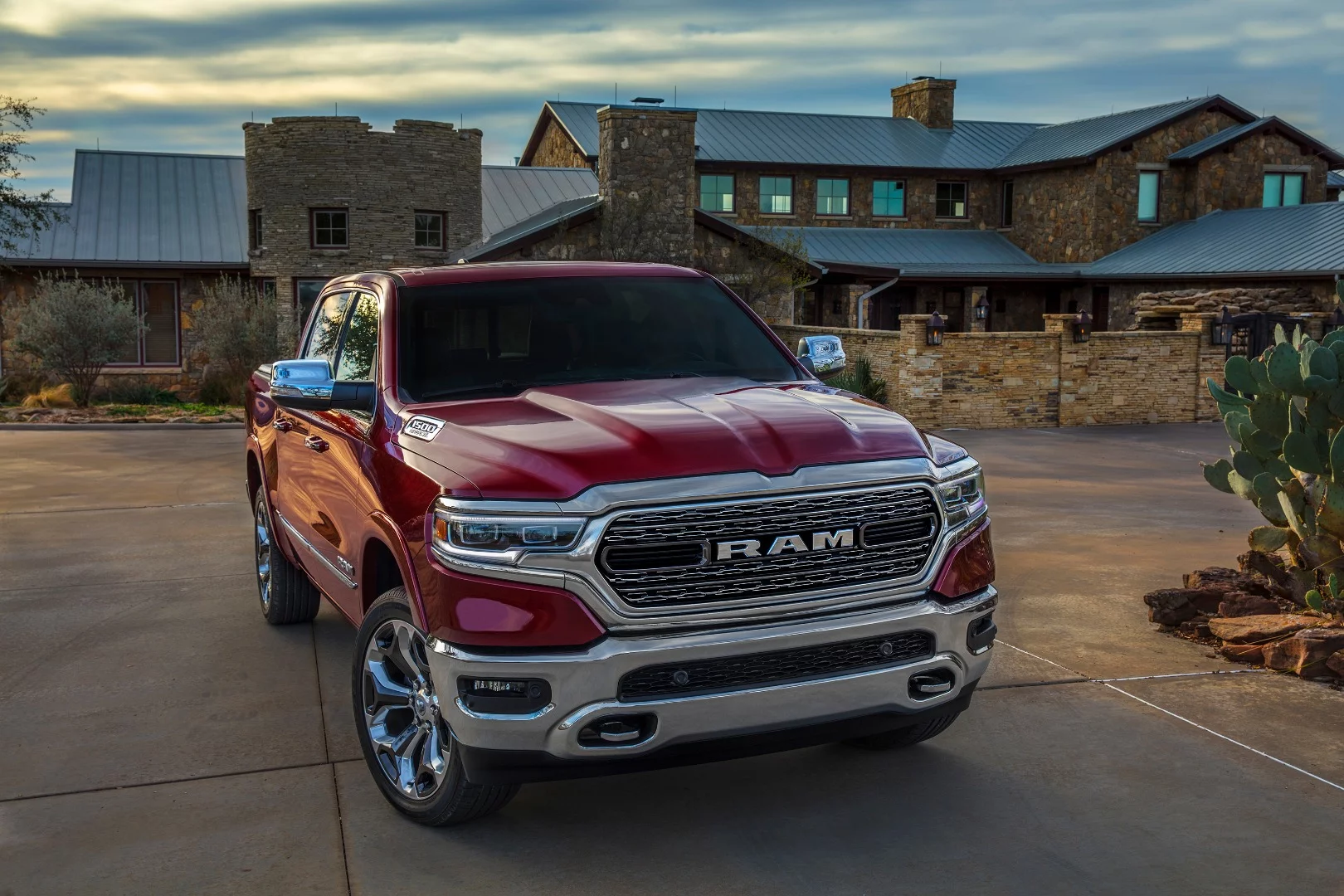 The hood on the new 2019 Ram 1500 is now made of aluminum to shave weight
