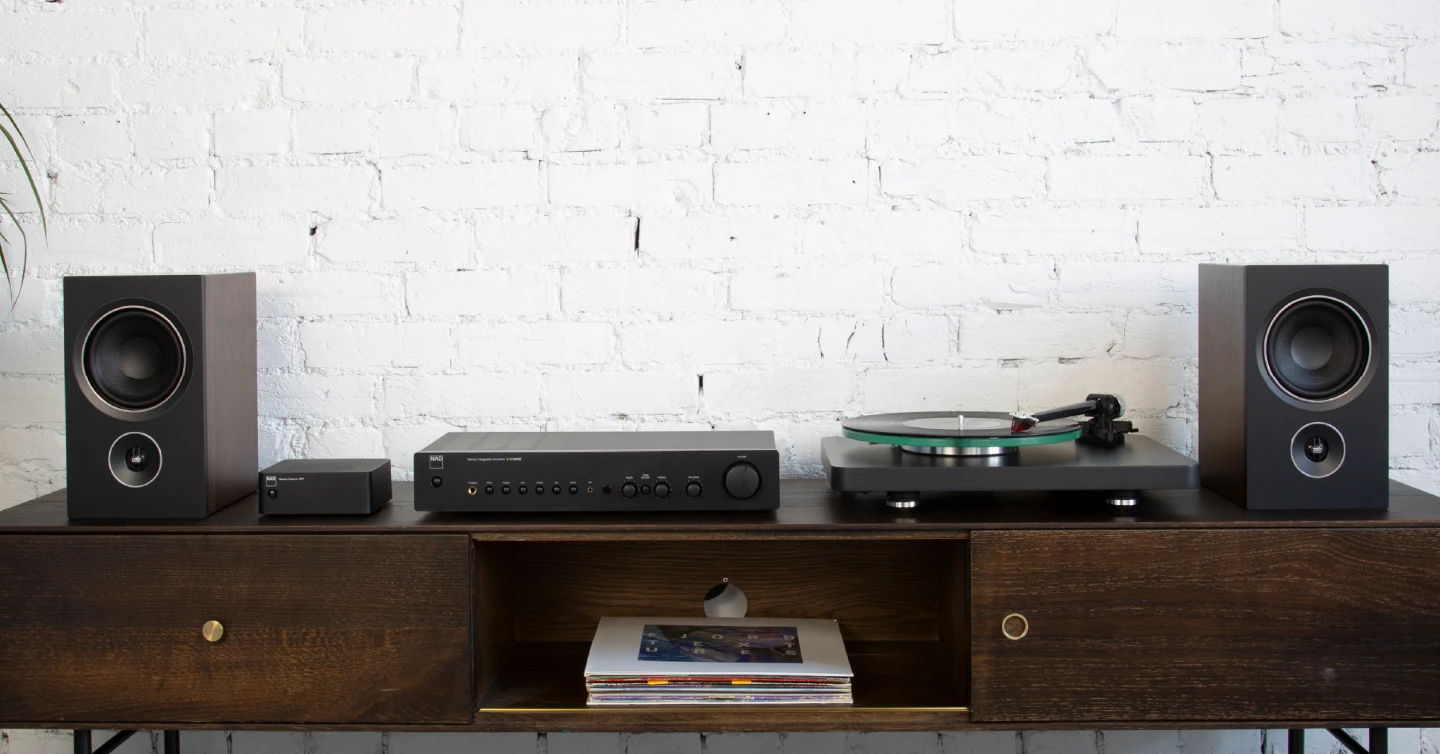The compact and minimalist NAD CS1 brings high-resolution streaming capabilities to your old living room hi-fi setup