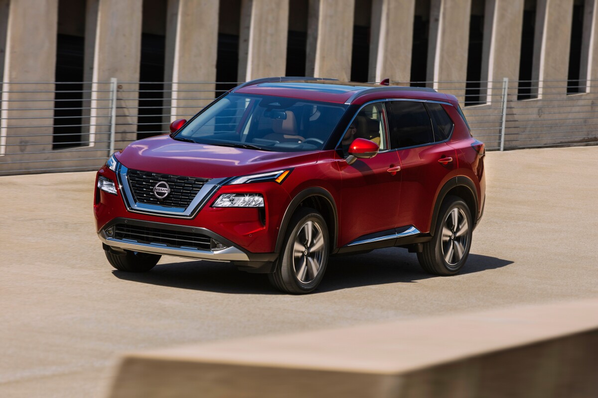 The 2021 Nissan Rogue sits on an all-new platform and has a more aggressive, SUV-like design to go with its technology upgrades