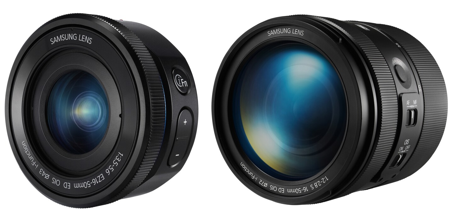 Samsung has revealed two new 16-50-mm lenses for the NX mount