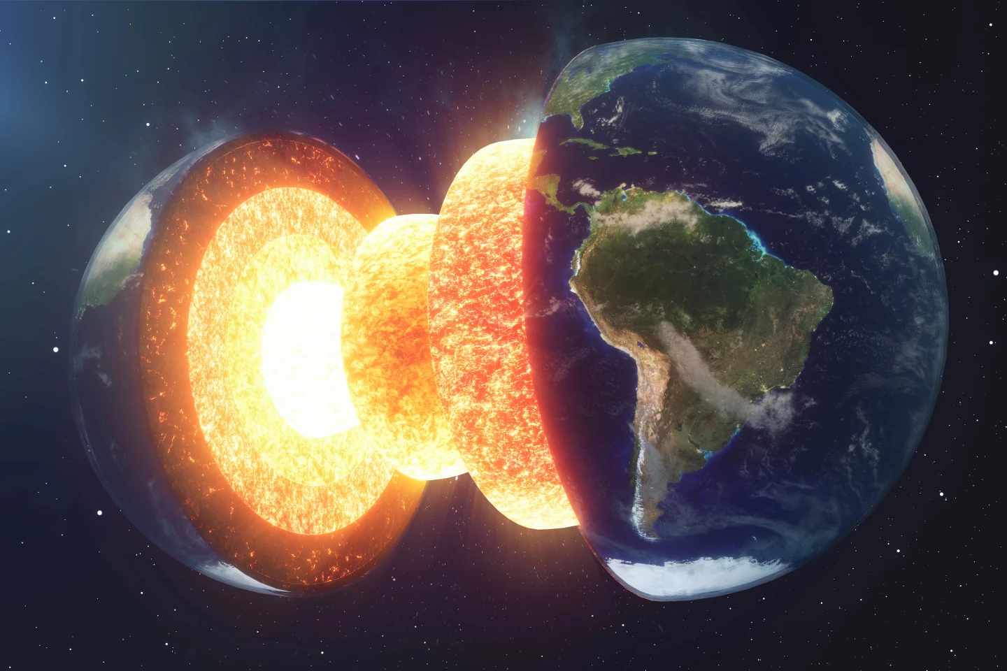 A study has revealed that the rhythmic surges of molten rocks deep beneath the African continent, pulsing upward like a "heartbeat," are ripping the continent apart to pave the way for a new ocean