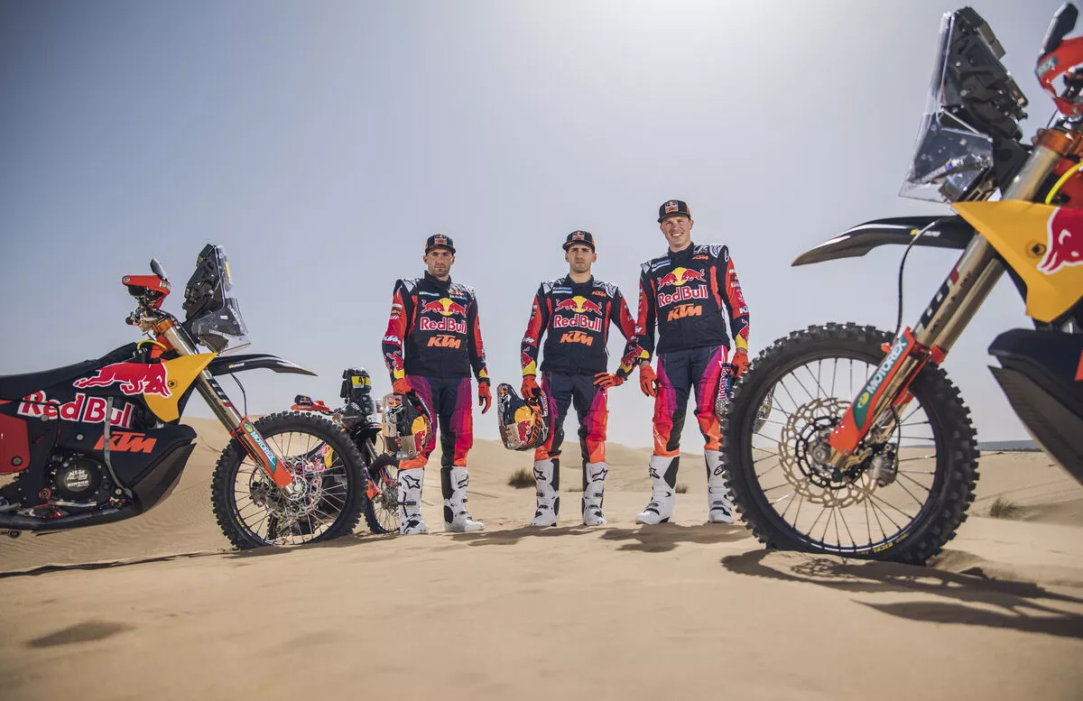 Only a three-man team from KTM will compete in this year's Dakar