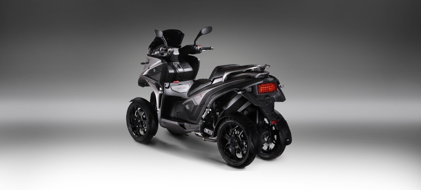 The Quadro4 is currently the only mass produced tilting four-wheeler in the world. We should expect to see more similar designs courtesy of the Resolve project
