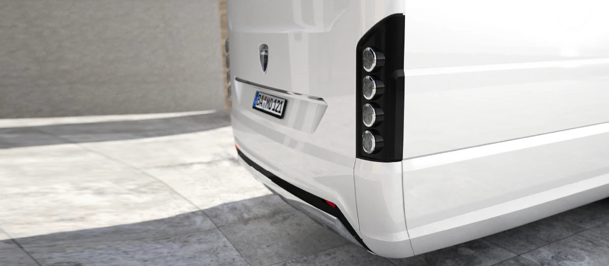 The Morelo is built on a Mercedes bus base
