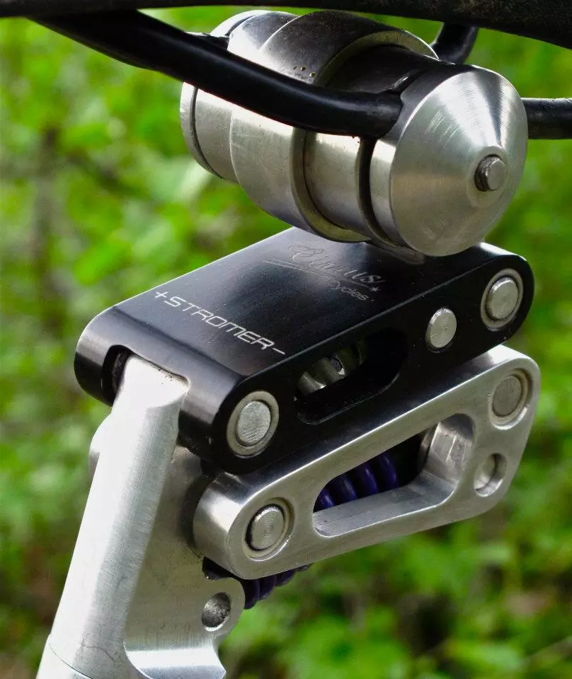 The BodyFloat system installed on a Stromer bike