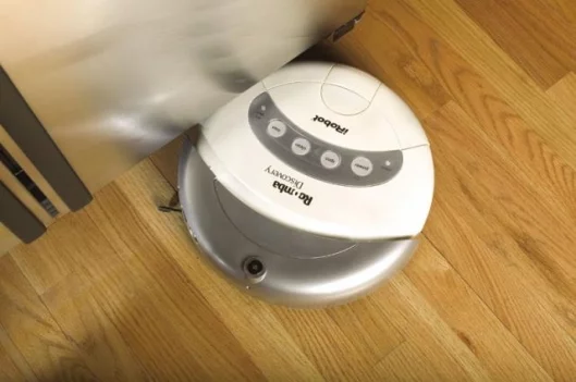Similarly the Scooba, like the Roomba (pictured), can reach hard to get places.