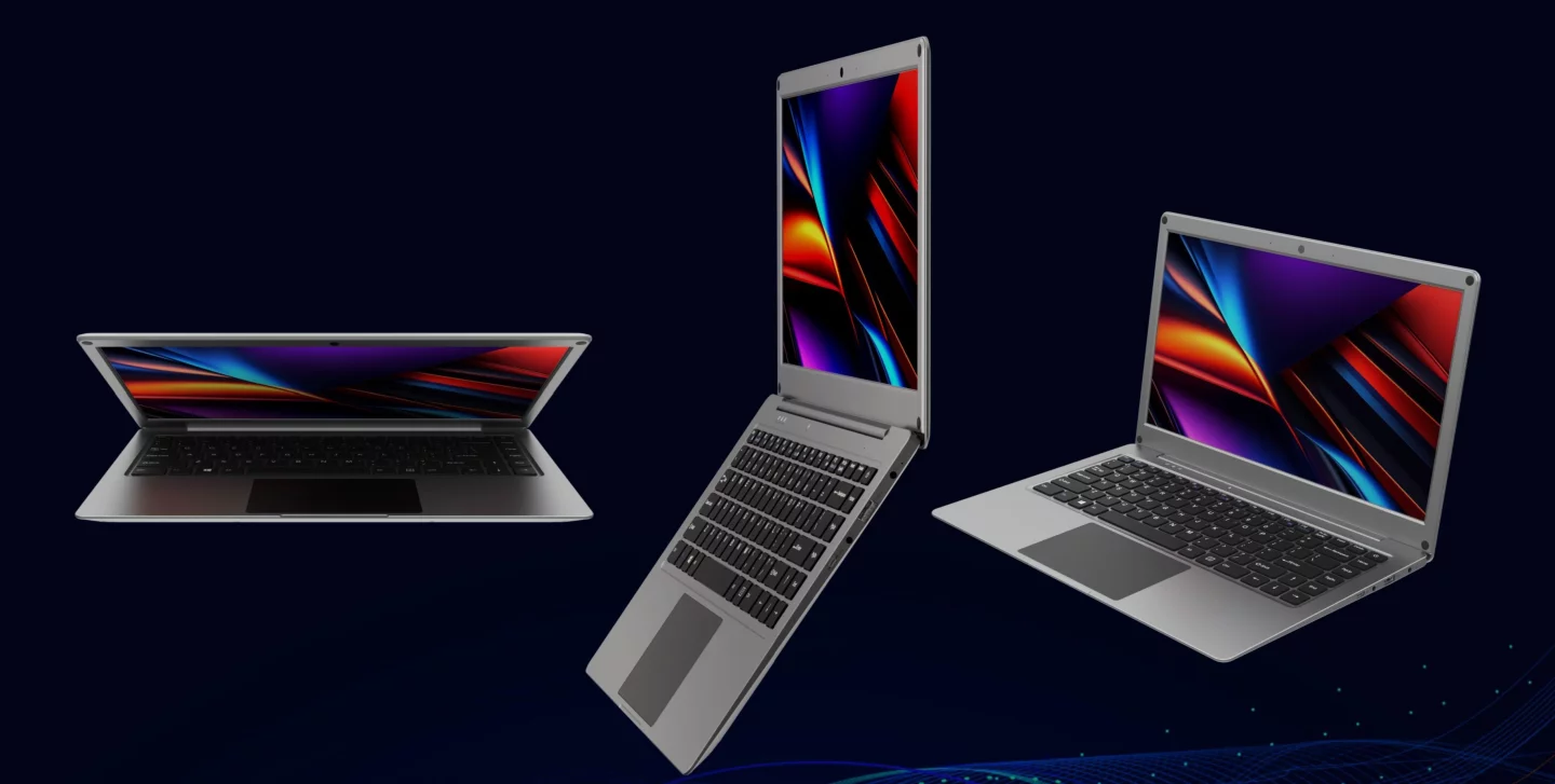 No CPU. No storage. No RAM. A monitor with a keyboard and touchpad that connects to boards like the Raspberry Pi or smartphones with a desktop mode