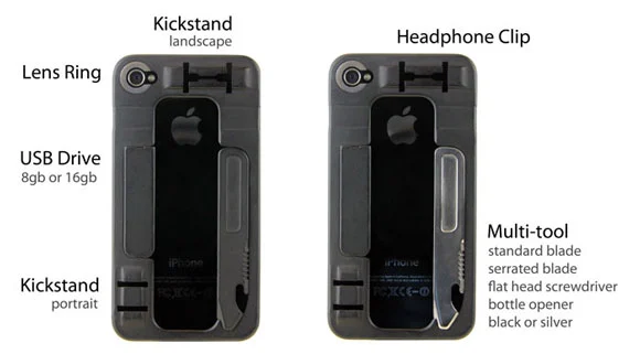 The complete breakdown of the ReadyCase's tools