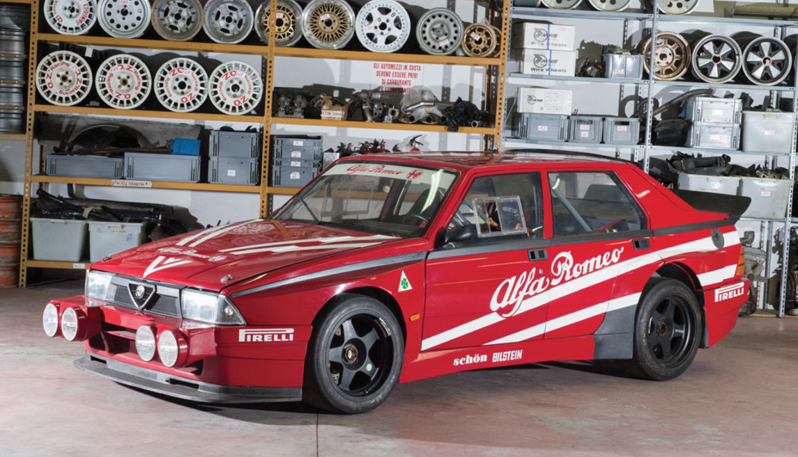 This 1987 Alfa Romeo 75 Turbo Evoluzione IMSA 'Ufficiale' sold for €336,000 ($356,362) at the RM-Sotheby's Duemila Route auction in Milan on 25-27 November, 2016