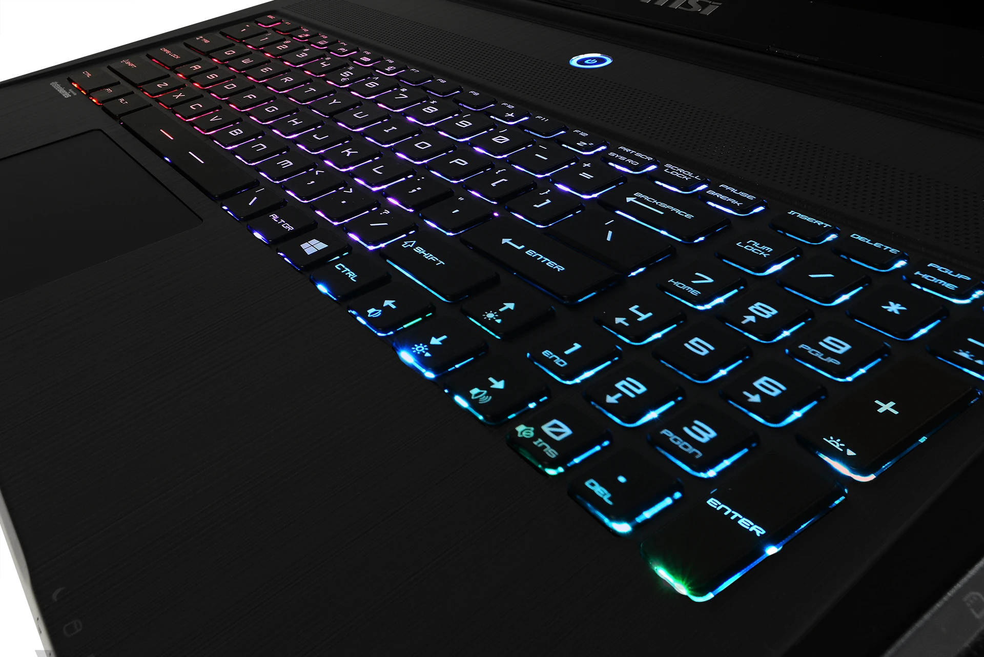 The MSI GS60 Ghost features the SteelSeries customizable keyboard
