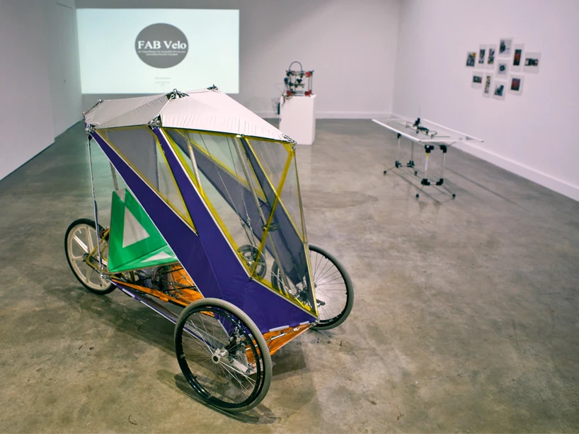 FAB Velo design combines reused waste, off-the-shelf components and 3D printed couplings