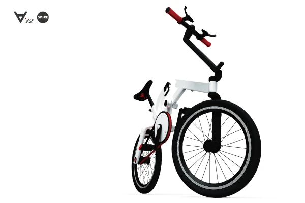 When folded, SPACE can be pulled for easier transportation