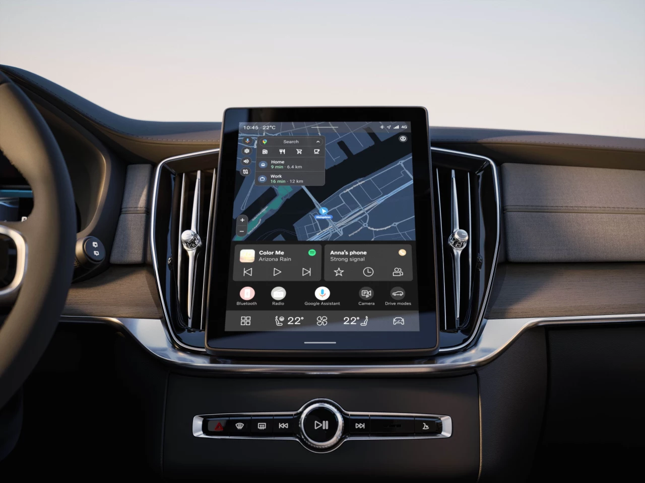 "I find your lack of buttons disturbing," says the author to the tablet-sized infotainment in the Volvo