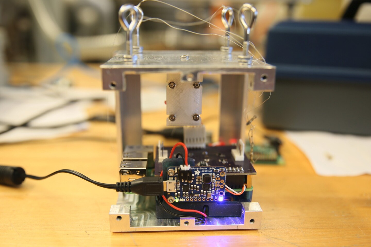 The Purdue prototype was a CubeSat measuring 10 cu cm (0.6 cu in) and weighing just 2.8 kg (6 lb)