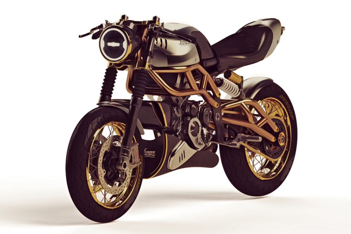 Langen Unveils A Gorgeous Featherweight 2 Stroke Cafe Racer