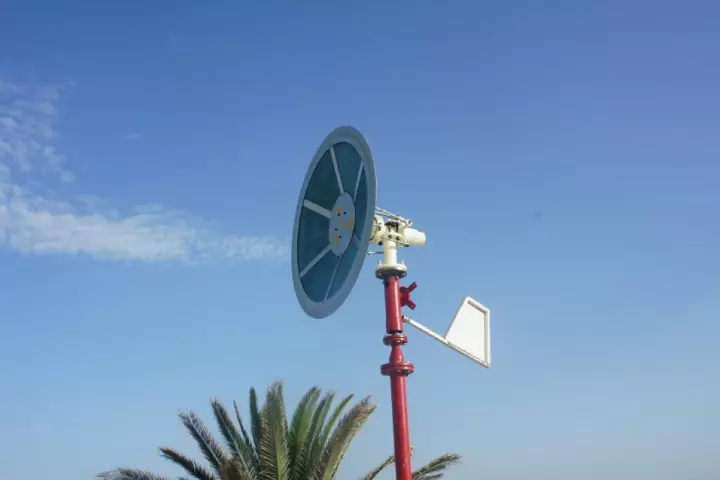 The Saphonian bladeless wind turbine draws inspiration from the design of a ship's sails