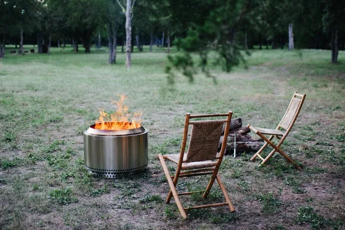 The Solo Stove Yukon is a clean-burning fire pit that uses a clever air flow system claimed to keep smoke to a minimum