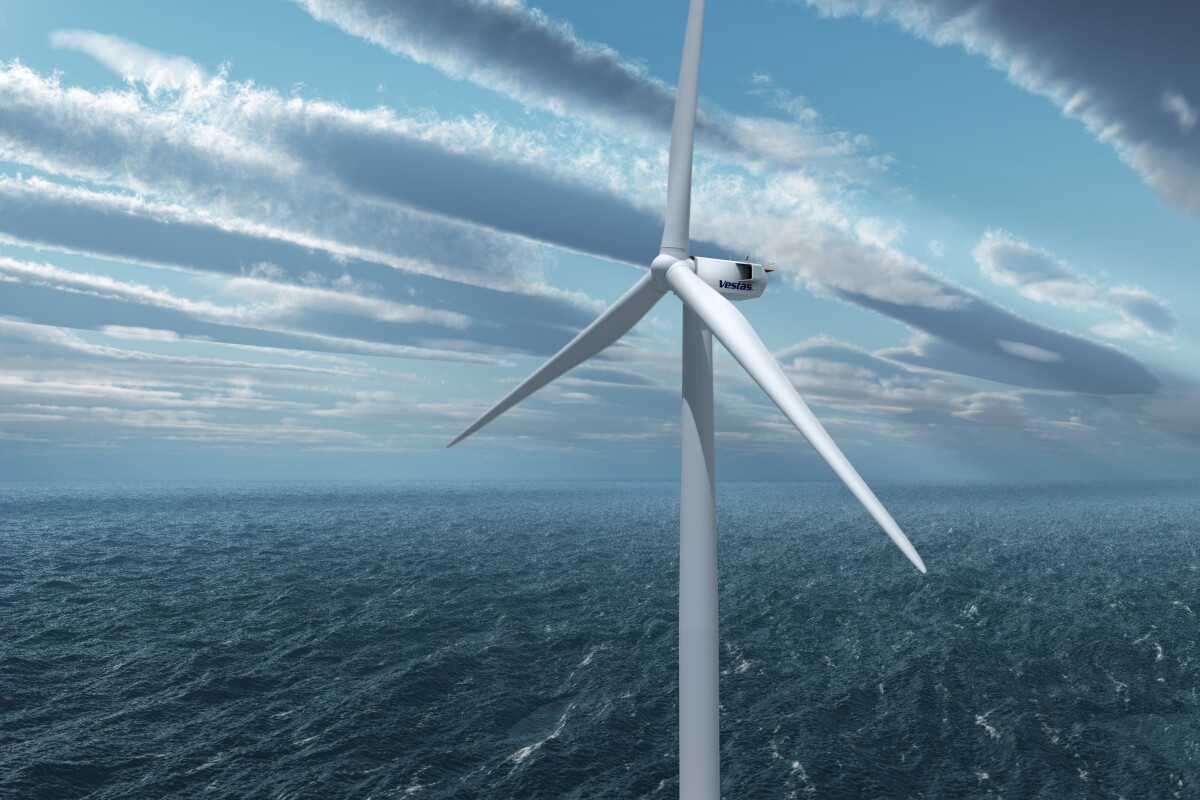 Vestas has upped the capacity of ts V164 wind turbine to 8 MW