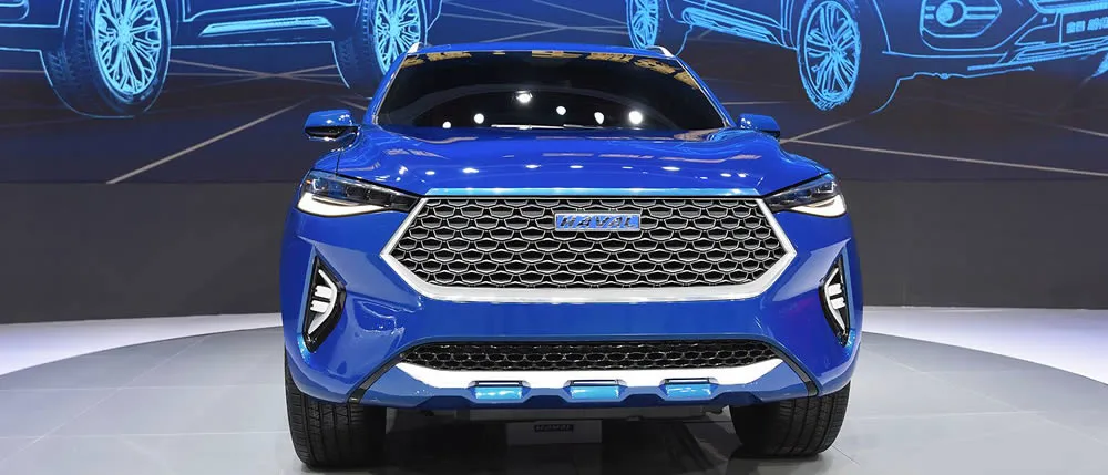 The nose of the HB-03 is suspiciously similar to a cross between Lexus and Tesla looks