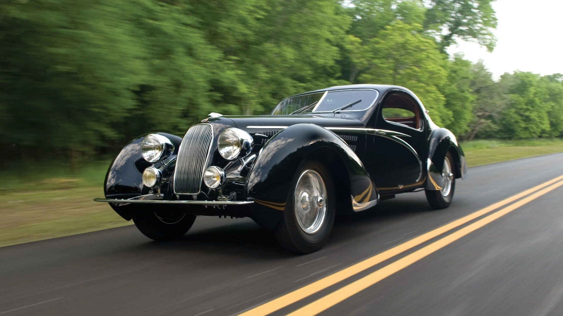 This 1938 Talbot-Lago T150-C Lago Speciale Teardrop Coupe bodied by Figoni et Falaschi was a class winner at the 1948 24 Hours of Spa and the only long-wheelbase Lago Speciale Teardrop Coupe in existence. It sold for $4,620,000 at Monterey in 2010.