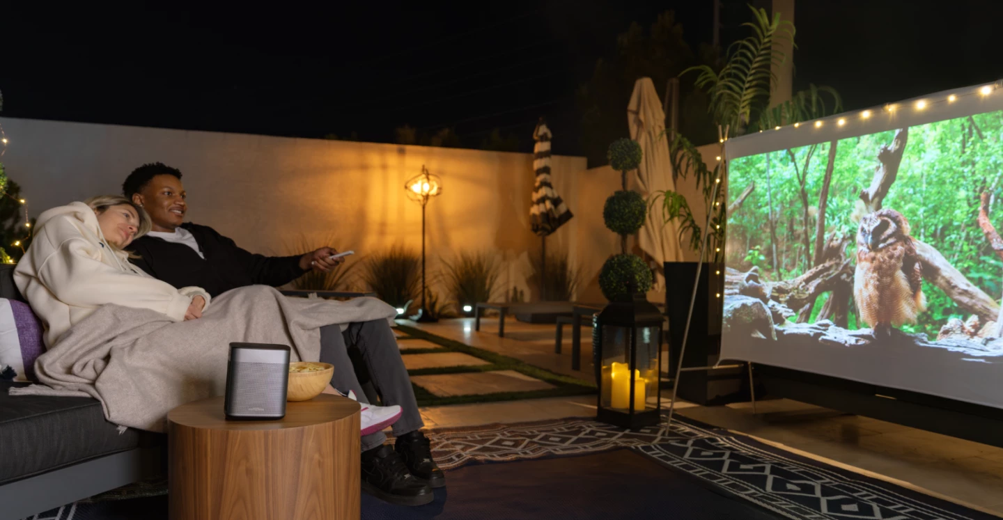XGIMI's Portable Outdoor Screen promises super-quick setup, and sports a fabric display surface that's stretched and secured to a durable frame